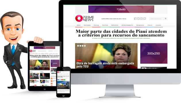 Portal de Notícias PHP Responsive